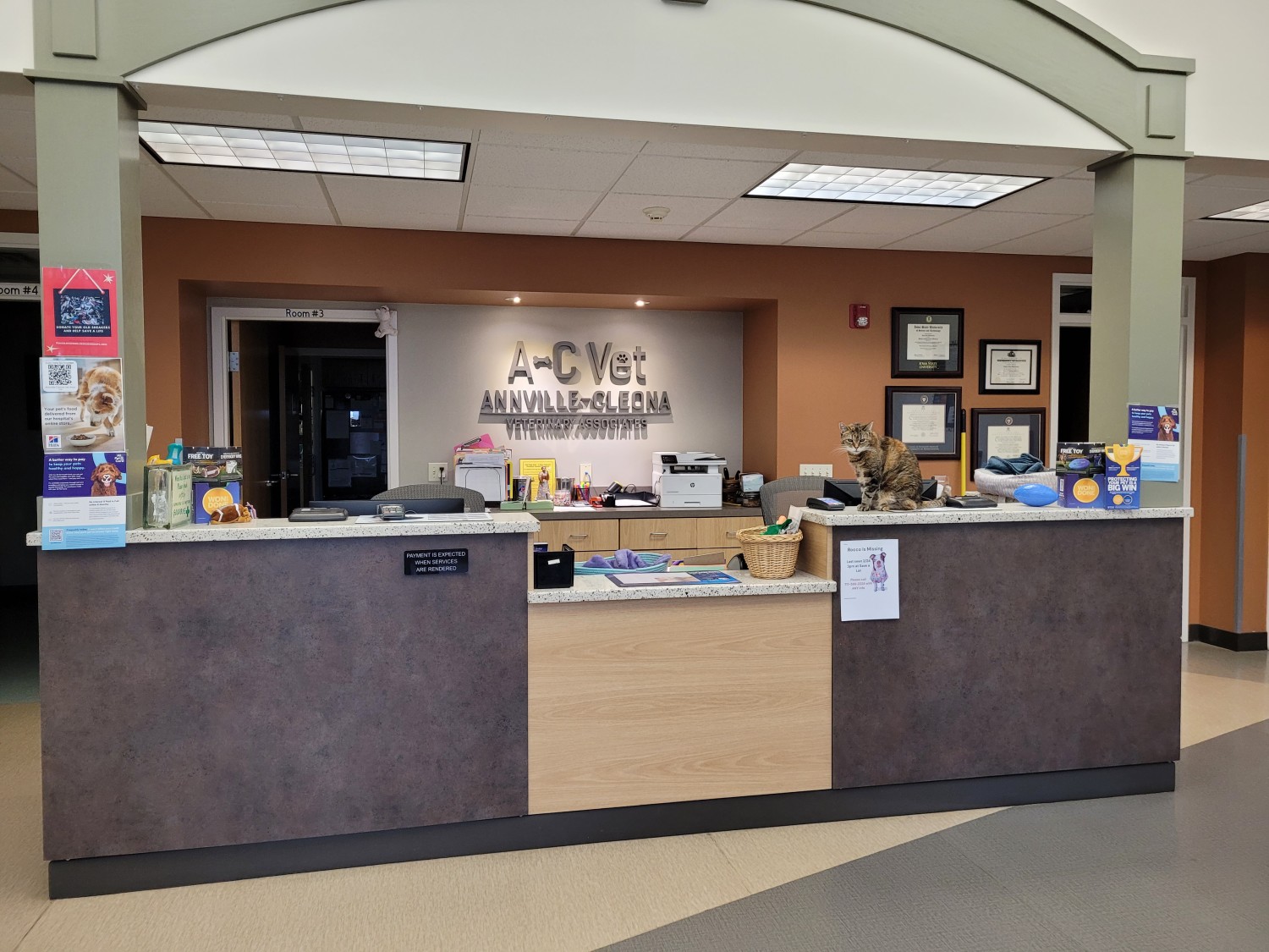 Lobby Annville-Cleona Veterinary Associates